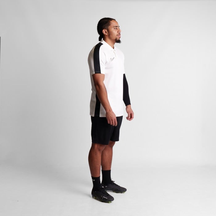 Nike Dri-Fit Academy 23 Polo White-Black-Black